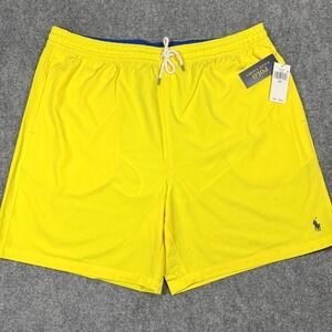 Polo Ralph Lauren Traveler Stretch Classic Fit Swim Trunks Yellow Big Tall XLT